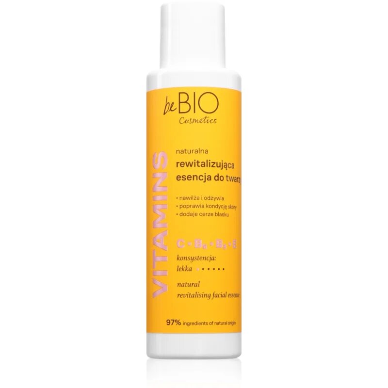beBIO Vitamins esenca za obraz z revitalizacijskim učinkom 100 ml