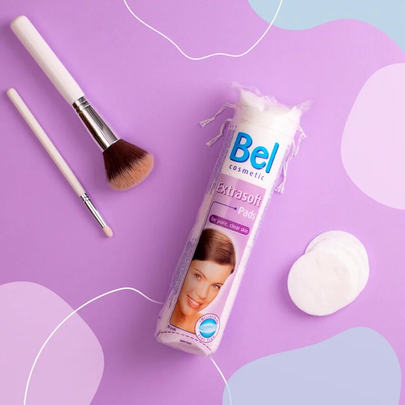 Bel Extra Soft blazinice za odstranjevanje ličil 70 kos