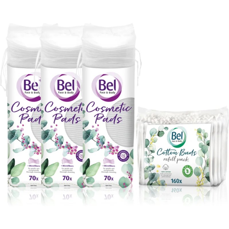 Bel Face & Body Cosmetic Pads + Cotton Buds ugodno pakiranje
