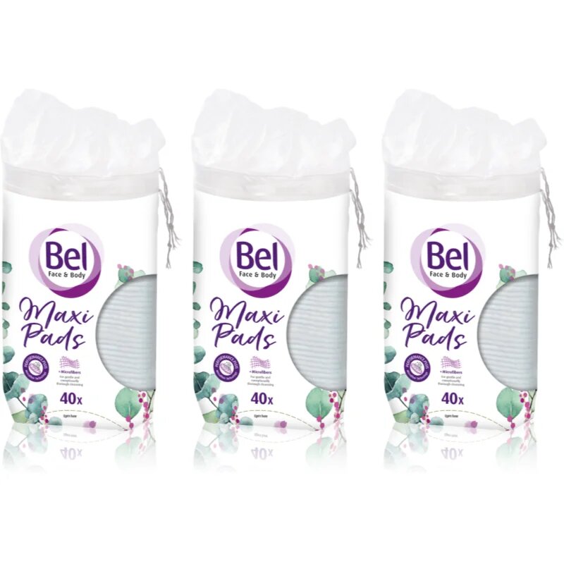 Bel Face & Body Maxi Pads blazinice za odstranjevanje ličil 3x40 kos