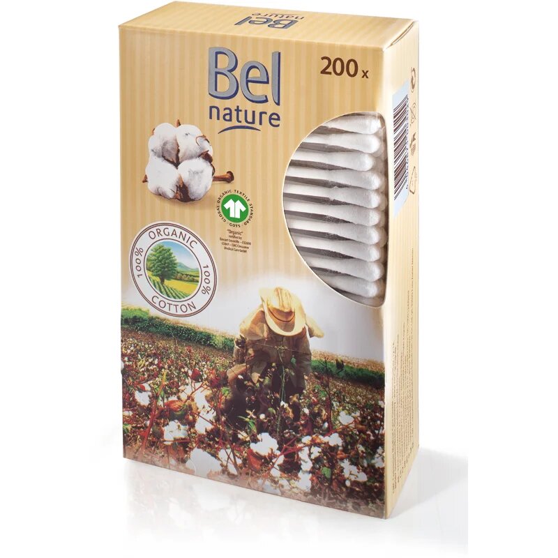 Bel Nature vatne paličice 200 kos