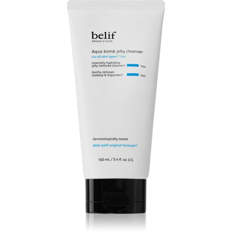 belif Aqua Bomb Jelly Cleanser vlažilni čistilni gel s pomirjajočim učinkom 160 ml