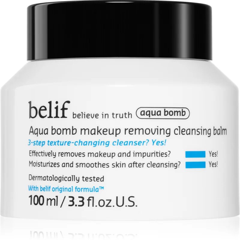 belif Aqua Bomb Makeup Removing Cleansing Balm čistilni balzam za odstranjevanje ličil z vlažilnim učinkom 100 ml