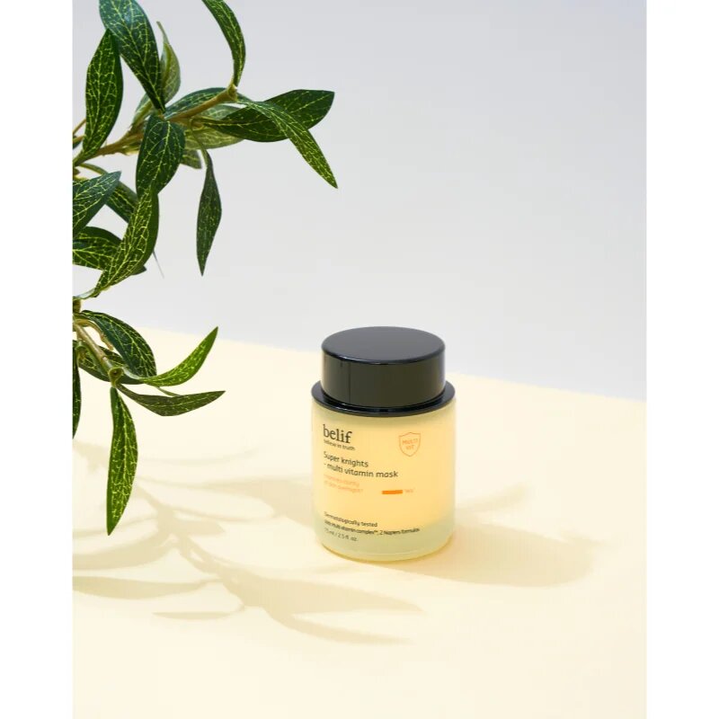 belif Super Knights Multi Vitamin Mask intenzivna nočna maska za hitro regeneracijo suhe in dehidrirane kože za vse tipe kože 75 ml