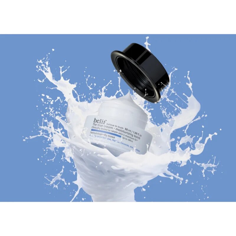 belif The True Cream Moisturizing Bomb globinsko vlažilna krema s ceramidy a peptidy 50 ml