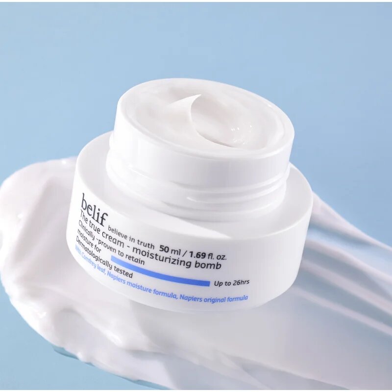 belif The True Cream Moisturizing Bomb globinsko vlažilna krema s ceramidy a peptidy 50 ml