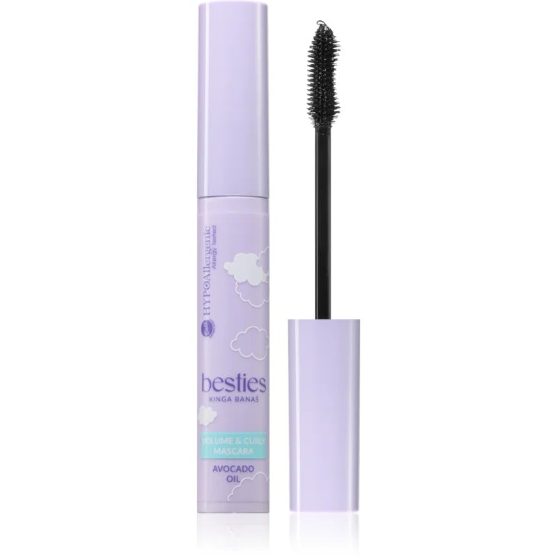 Bell Hypoallergenic Besties maskara za volumen in goste trepalnice odtenek 01 Worthy 8 g