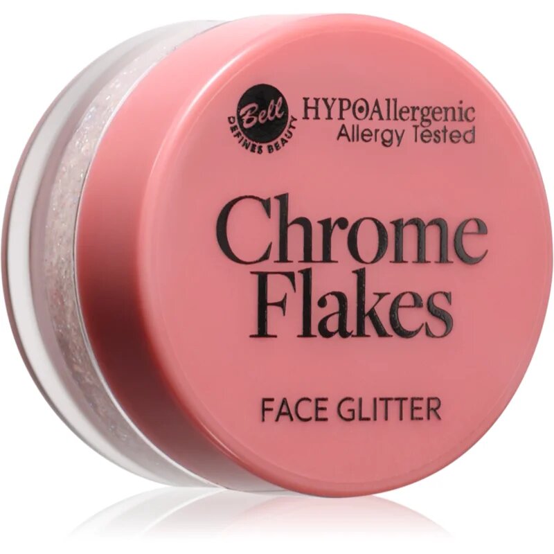 Bell HYPOallergenic Chrome Flakes bleščice za obraz 5 g