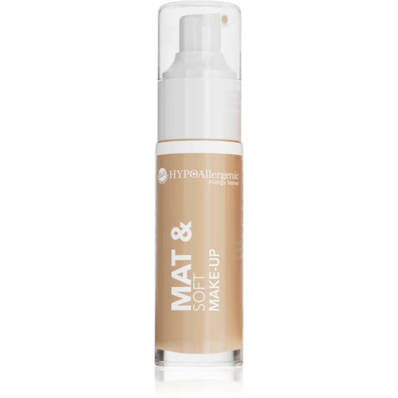Bell HYPOallergenic Mat&Soft lahka matirajoča podlaga odtenek 05 Olive Beige 30 ml