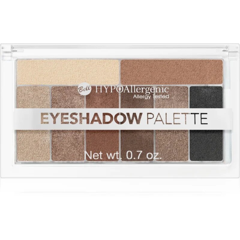 Bell Hypoallergenic paleta senčil za oči 8 barv odtenek 01 17 g