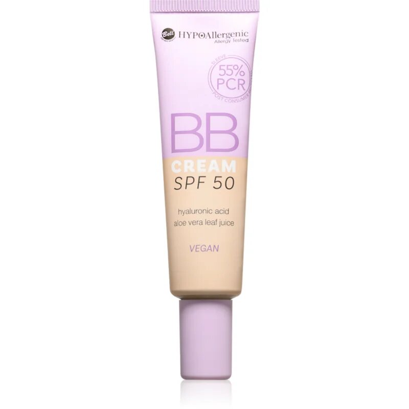 Bell HYPOallergenic vlažilna BB krema SPF 50 odtenek 02 Natural 30 g