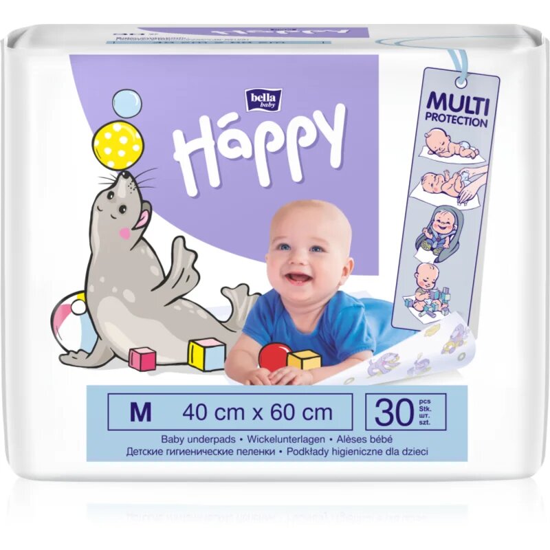 BELLA Baby Happy Baby Underpads previjalne podloge za enkratno uporabo 40x60 cm 30 kos