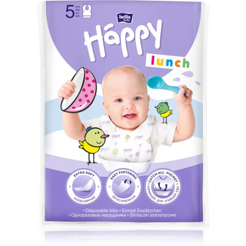 BELLA Baby Happy Lunch slinček za enkratno uporabo 5 kos