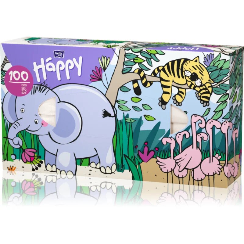 BELLA Baby Happy Paper Tissues papirnati robčki 100 kos