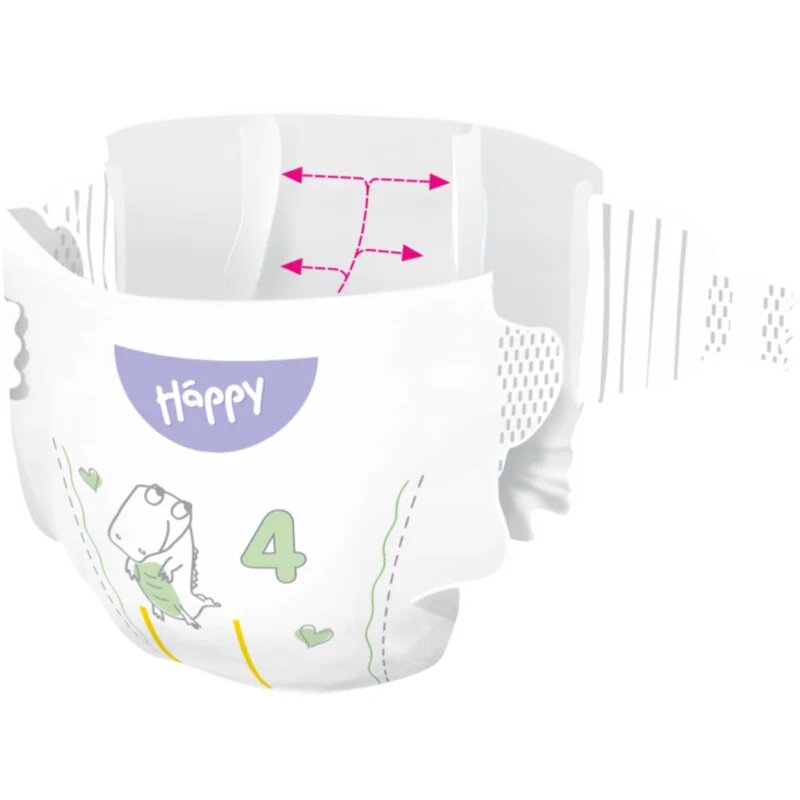 BELLA Baby Happy Soft&Delicate plenice za enkratno uporabo s kanalčki Maxi 8-14 kg 14 kos