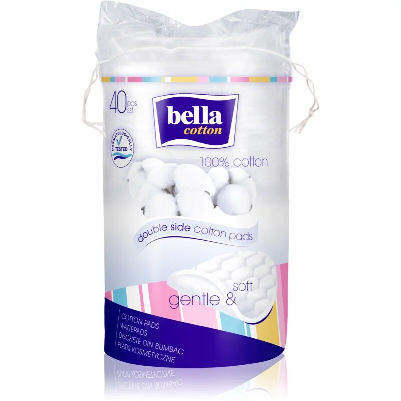 BELLA Cotton blazinice za odstranjevanje ličil 40 kos