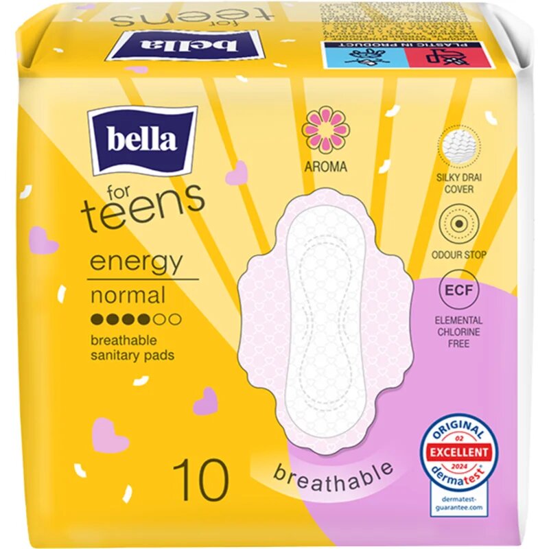 BELLA For Teens Ultra Energy vložki za dekleta 10 kos