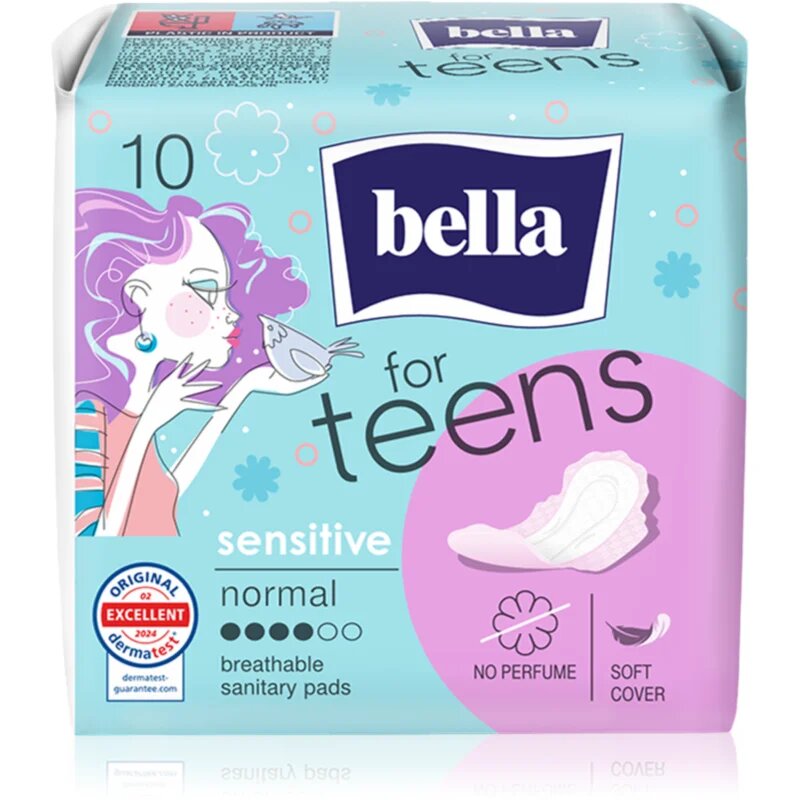 BELLA For Teens Ultra Sensitive vložki za dekleta 10 kos