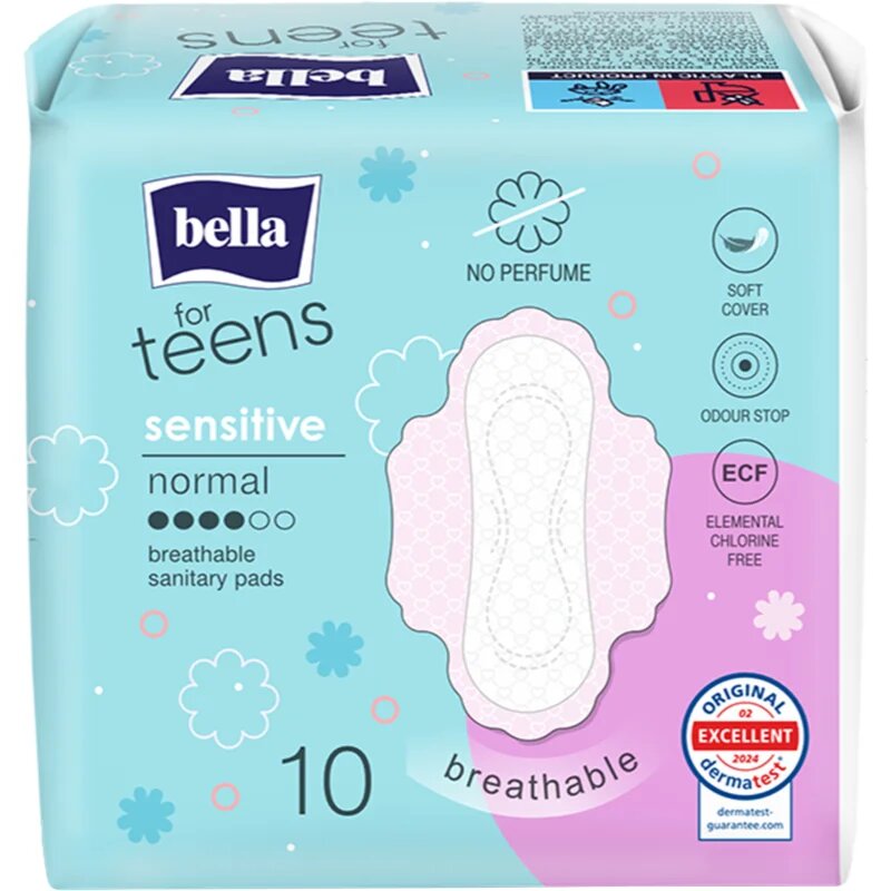 BELLA For Teens Ultra Sensitive vložki za dekleta 10 kos