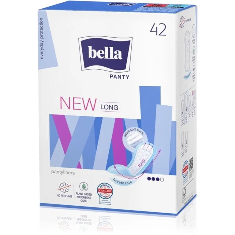 BELLA Panty New Long dnevni vložki 42 kos