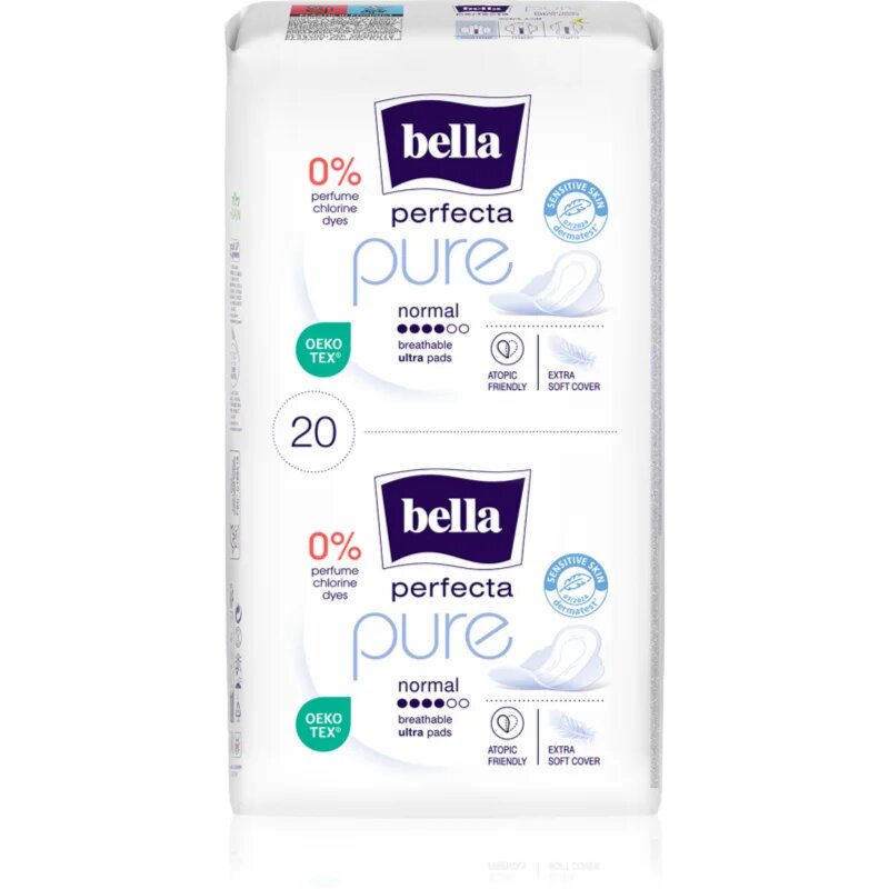 BELLA Perfecta Pure Normal izjemno tanki menstrualni vložki 20 kos
