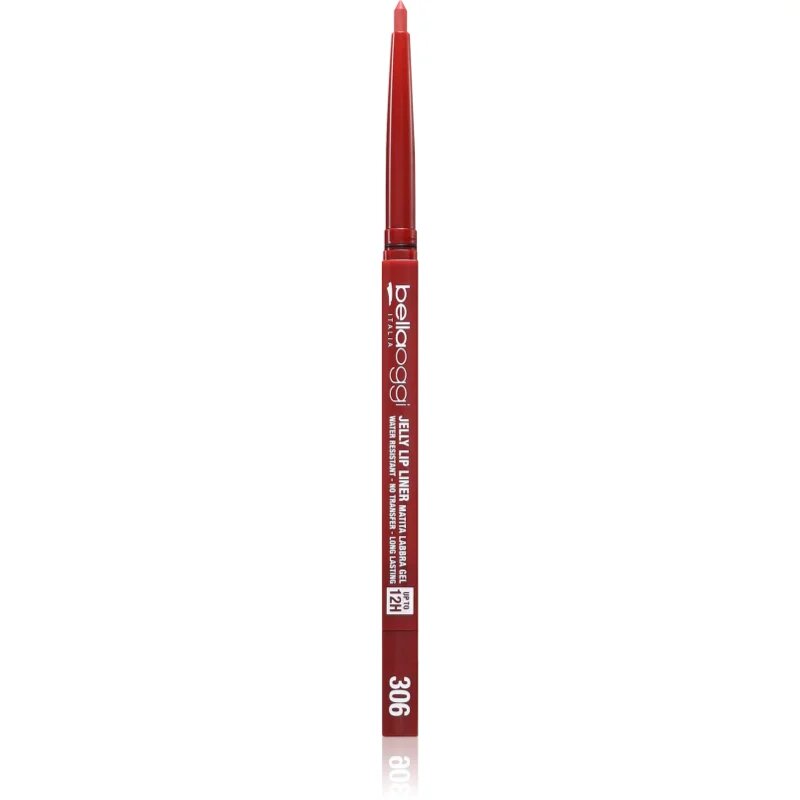 bellaoggi Jelly Lip Liner vodoodporni svinčnik za ustnice odtenek 306 Seduction 0.3 g