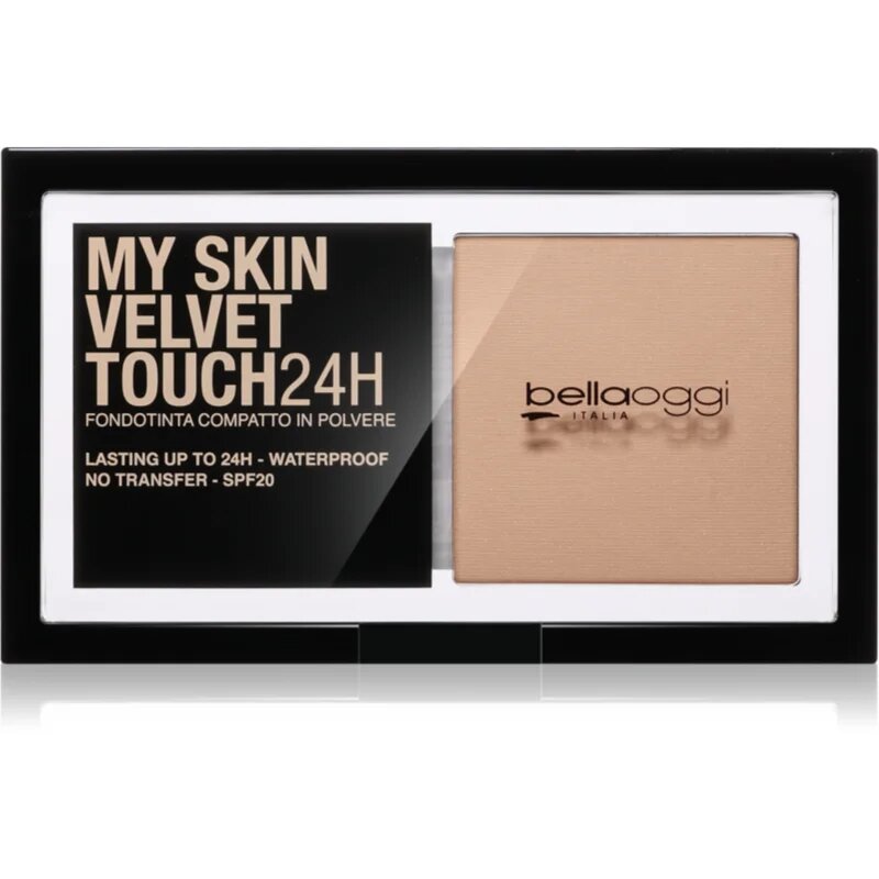 bellaoggi My Skin Velvet Touch 24H kompaktni pudrasti make-up SPF 20 odtenek 15C Natural Beige 9 g