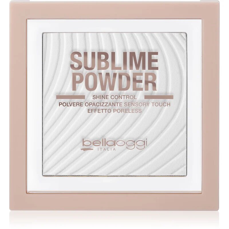 bellaoggi Sublime Powder Shine Control kompaktni transparentni puder z mat učinkom odtenek Supernova 9 g
