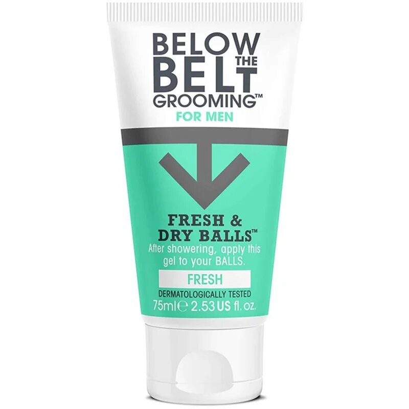 Below the Belt Grooming Below The Belt Fresh & Dry Balls Fresh dezodorant za intimne predele za moške 75 ml