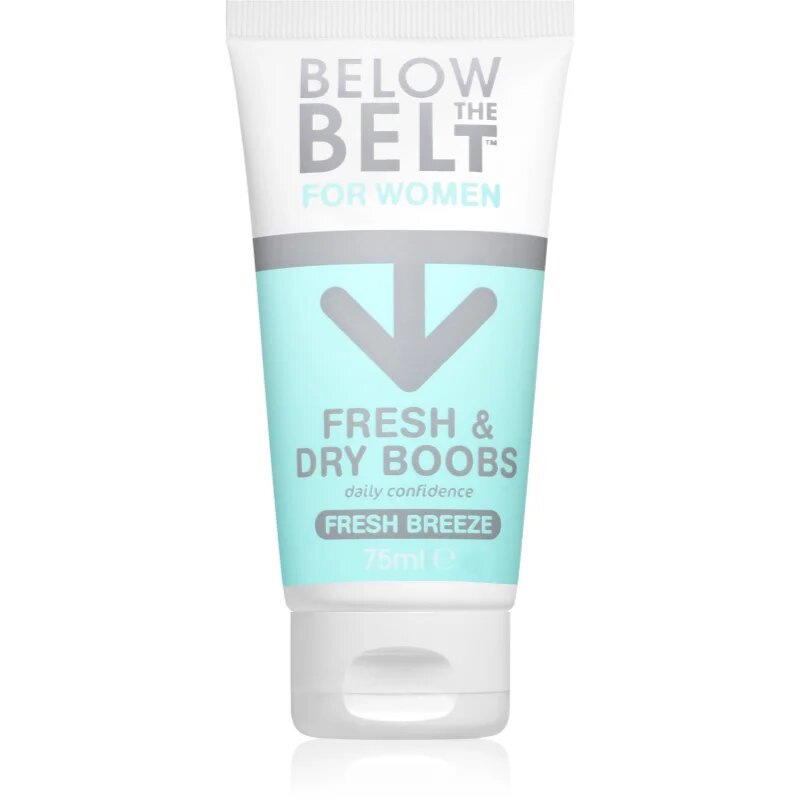 Below the Belt Grooming Fresh and Dry Boobs krema za prsi proti potenju 75 ml