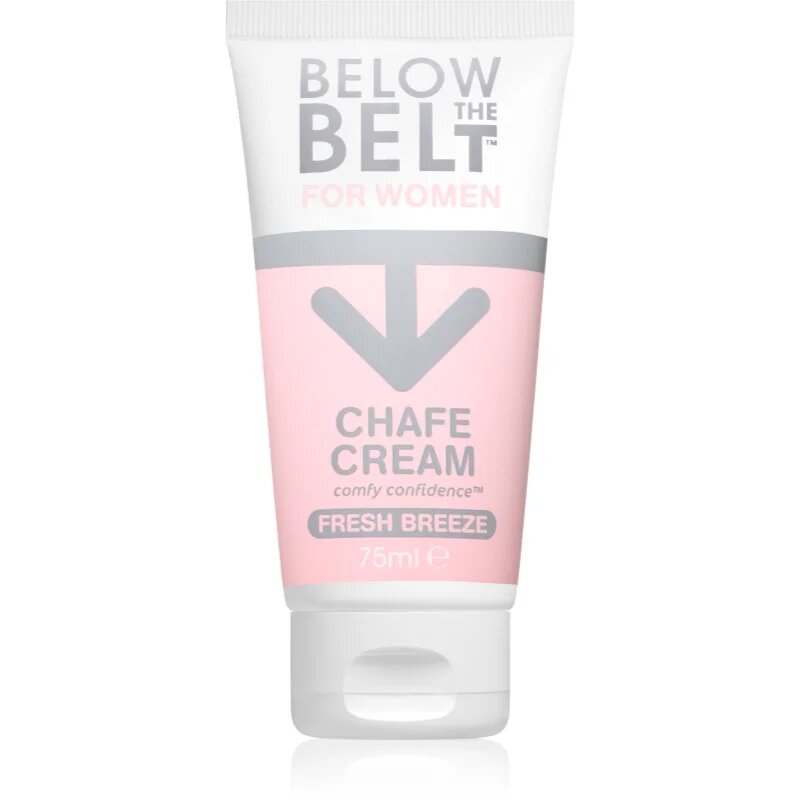 Below the Belt Grooming Women's Anti Chaffing Cream zaščitna krema za stegna in predel pod prsmi 75 ml