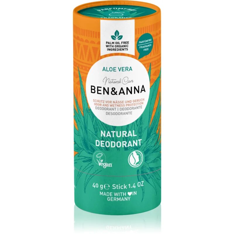 BEN&ANNA Natural Care Aloe Vera naravni trdi deodorant 40 g