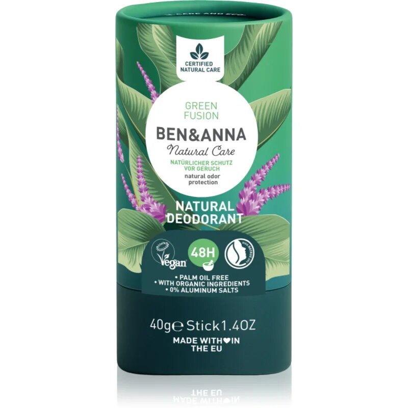 BEN&ANNA Natural Deodorant Green Fusion trdi deodorant 40 g