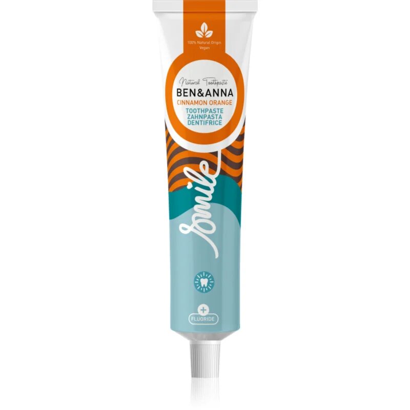 BEN&ANNA Toothpaste Cinnamon Orange naravna zobna pasta 75 ml