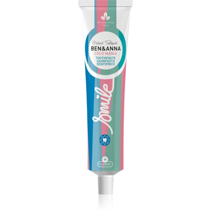 BEN&ANNA Toothpaste Coco Mania naravna zobna pasta 75 ml
