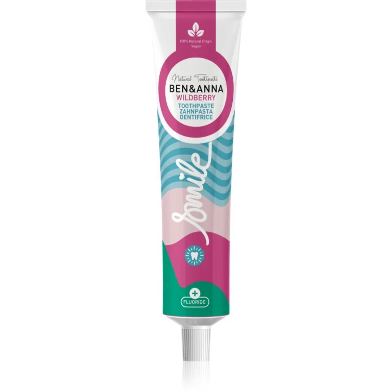 BEN&ANNA Toothpaste Wild Berry naravna zobna pasta 75 ml