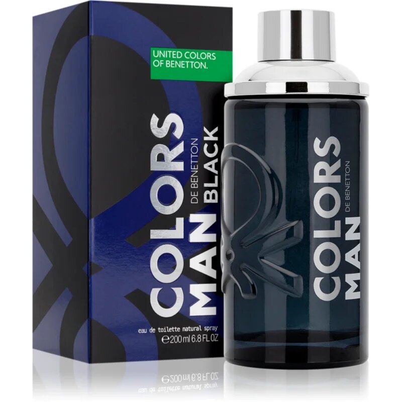 Benetton Colors de Man Black toaletna voda za moške 200 ml