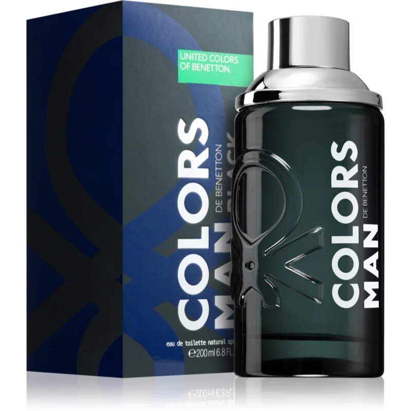 Benetton Colors de Man Black toaletna voda za moške 200 ml