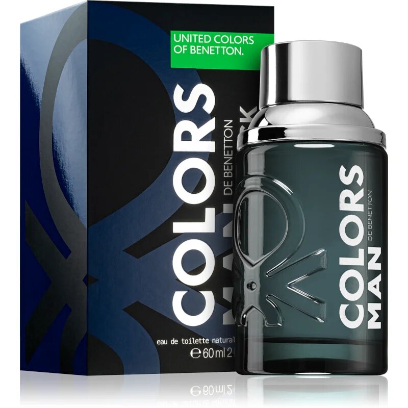 Benetton Colors de Man Black toaletna voda za moške 60 ml