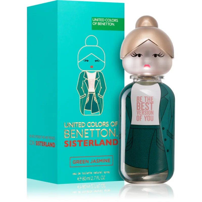 Benetton Sisterland Green Jasmine toaletna voda za ženske 80 ml