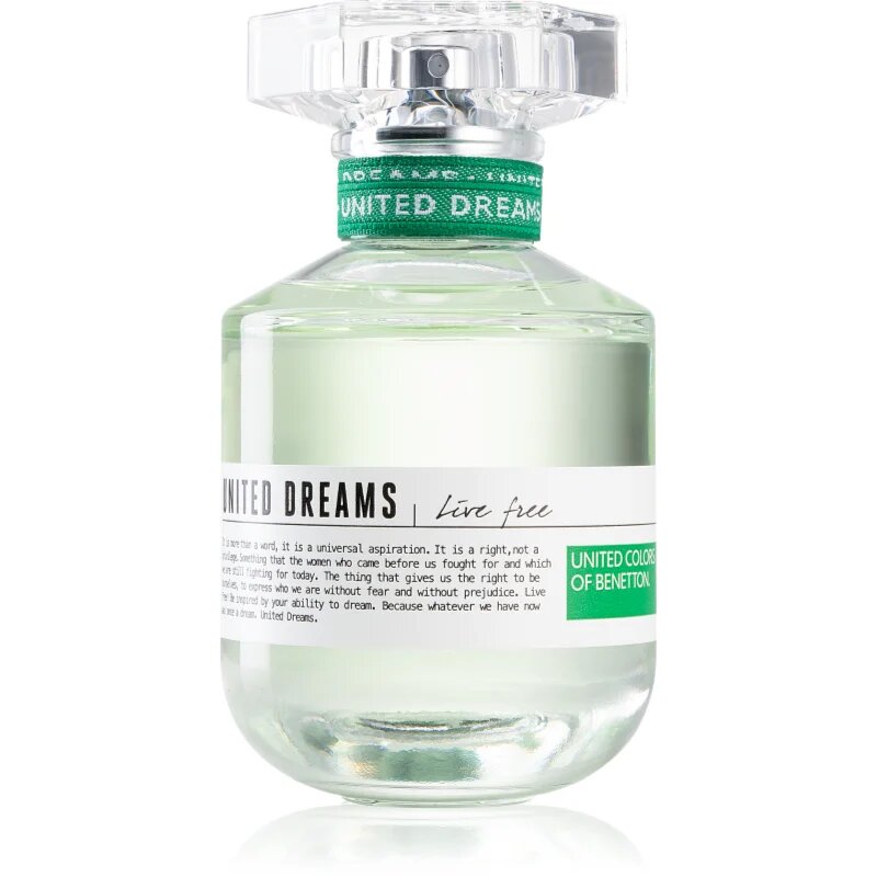 Benetton United Dreams for her Live Free toaletna voda za ženske 80 ml