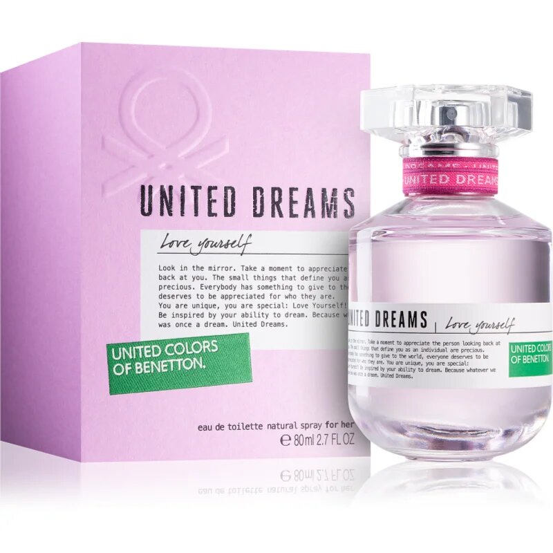 Benetton United Dreams for her Love Yourself toaletna voda za ženske 80 ml