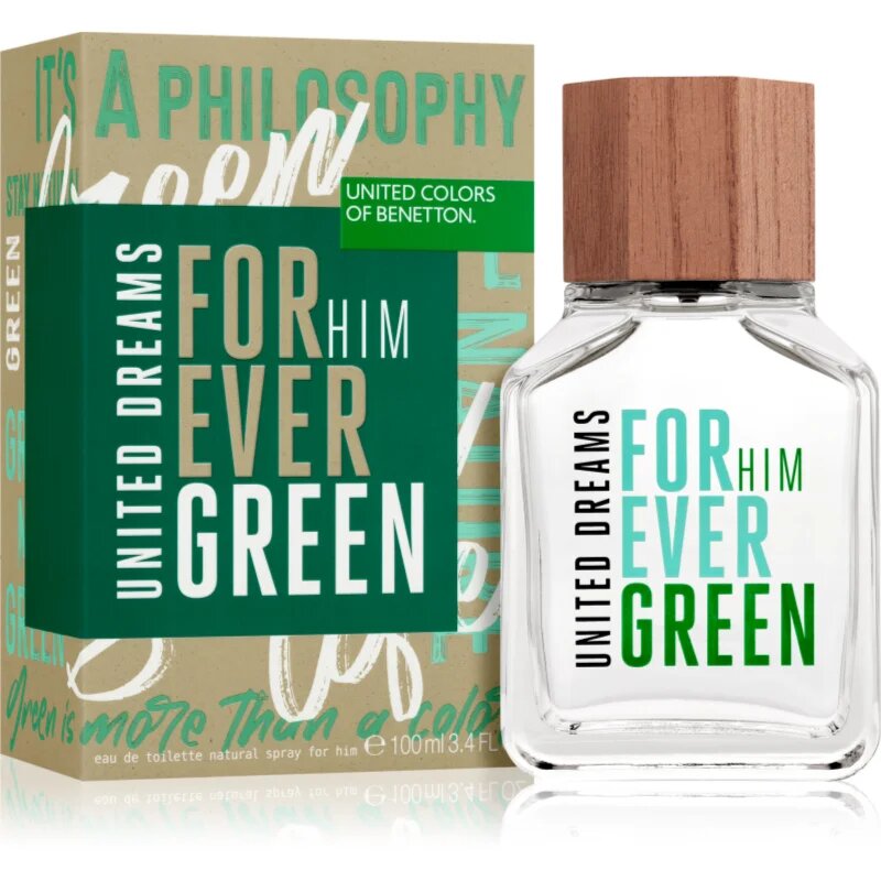 Benetton United Dreams for him Forever Green toaletna voda za moške 100 ml