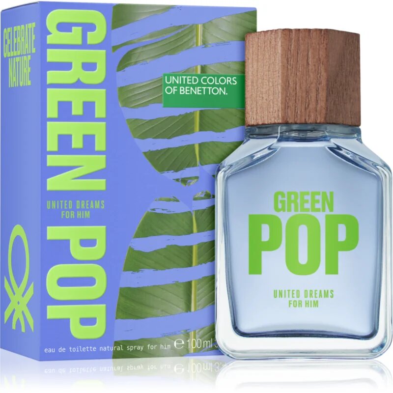 Benetton United Dreams Green Pop For Him toaletna voda za moške 100 ml