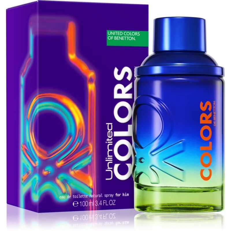 Benetton Unlimited Colors de toaletna voda za moške 100 ml