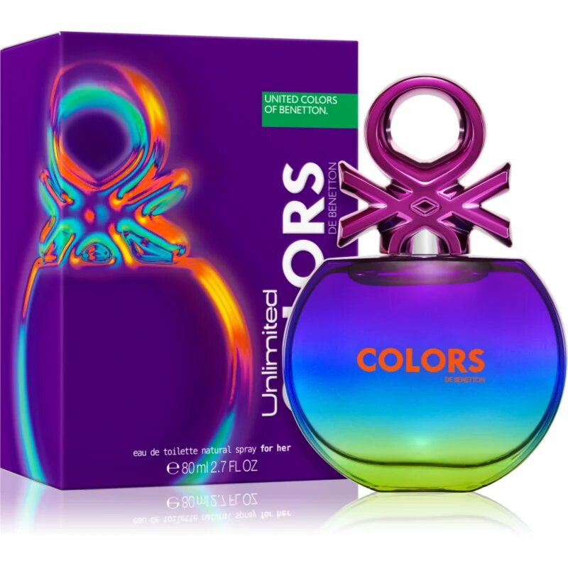 Benetton Unlimited Colors de toaletna voda za ženske 80 ml