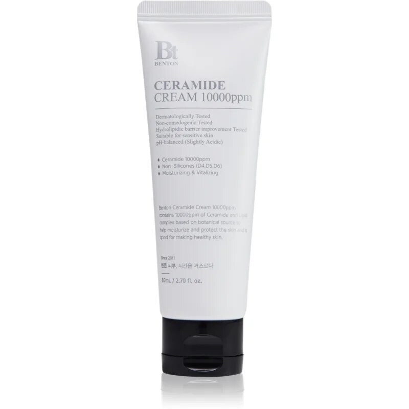 Benton Ceramide pomirjevalna in vlažilna krema za regeneracijo in obnovo kože obraza 80 ml