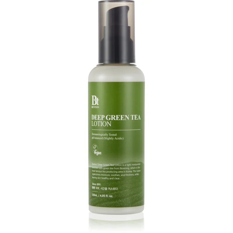Benton Deep Green Tea vlažilni losjon z zelenim čajem 120 ml
