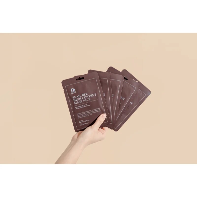 Benton Snail Bee maska iz platna za kompleksno nego s polžjim ekstraktom 10 × 20 g