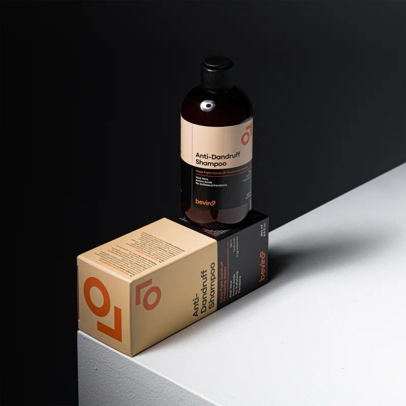 Beviro Anti-Dandruff šampon proti prhljaju za moške 250 ml